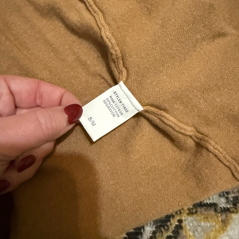 Dreamers tan cardigan - Picture 7 of 7